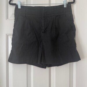 Banana Republic Black Linen Shorts, Size 6. EUC!